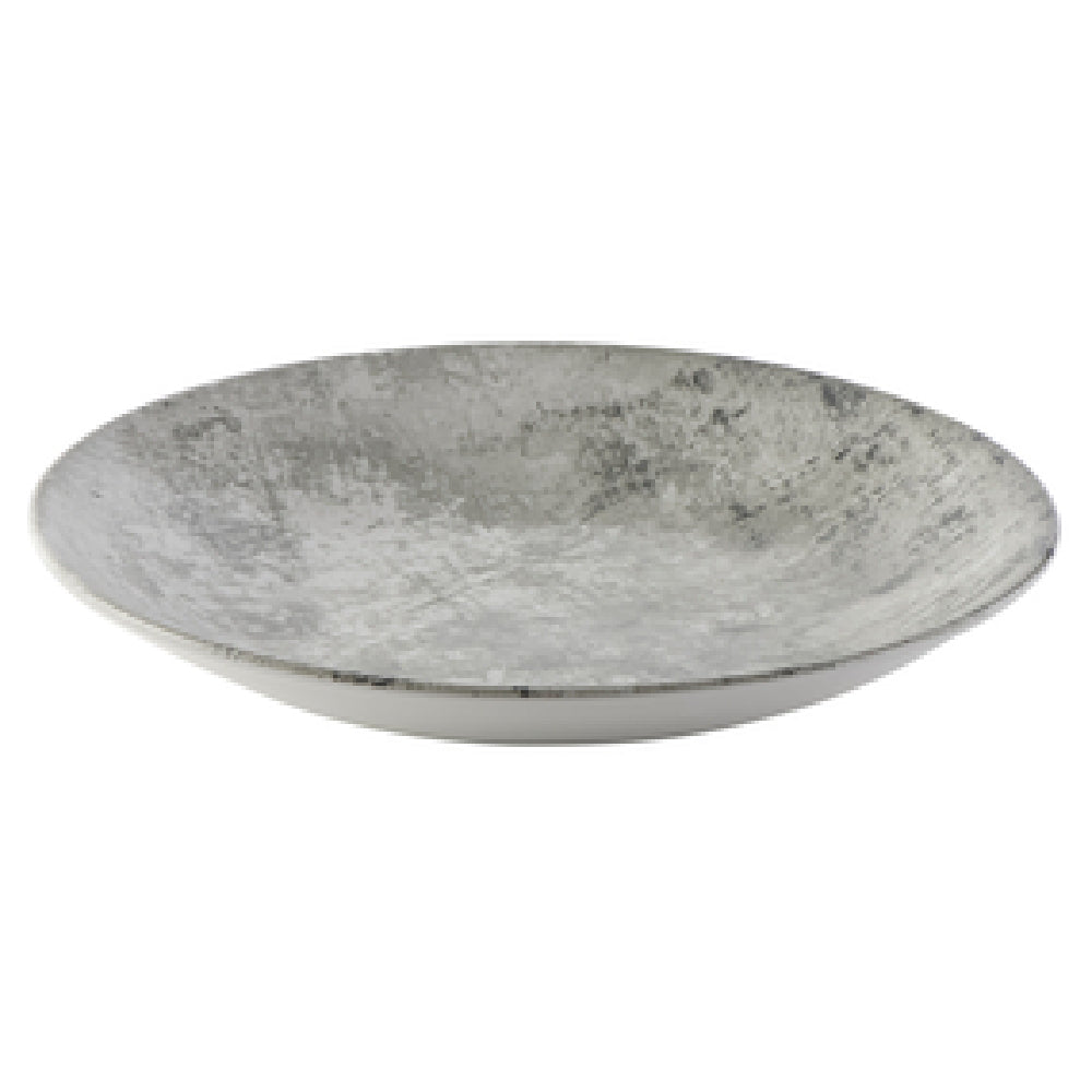 Arc Cardinal FN466 Dudson Maker'S Urban Steel Grey Deep Coupe Plate (D:10.0'') Vitrified Ceramic
