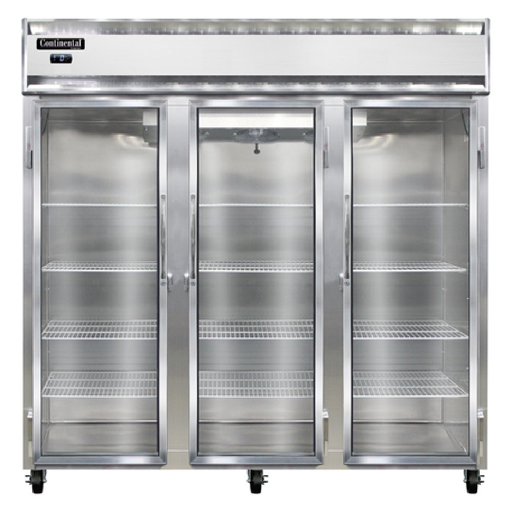 Continental Refrigerator 3FNSAGD Freezer Display Three-section