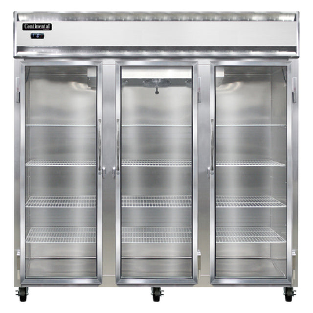 Continental Refrigerator 3FNSSGD Freezer Display Three-section