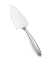 Part of the Dalton Collection, this Buffet Cake Server features a flat, triangular blade crafted from 18/8 stainless steel and a smooth, curved handle—perfect for lifting and serving pie or cake. Photographed on a white background.