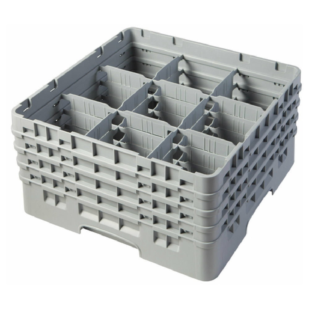 Cambro 9S800151 Camrack® Glass Rack With (4) Soft Gray Extenders Full Size