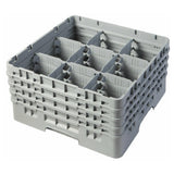 Cambro 9S800151 Camrack® Glass Rack With (4) Soft Gray Extenders Full Size