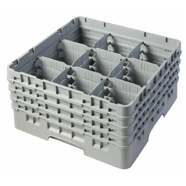 Cambro 9S800151 Camrack® Glass Rack With (4) Soft Gray Extenders Full Size
