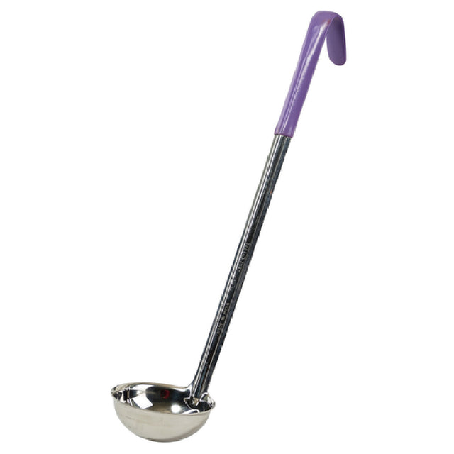 Winco LDC-4P Color-Coded Ladle 4 Oz. 15-1/2" Handle