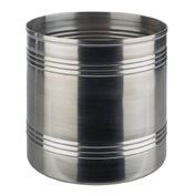 Libbey APS 40658 Snack Can 5 3/8" L X 5 3/8" W X 5 1/2"H Stainless Steel