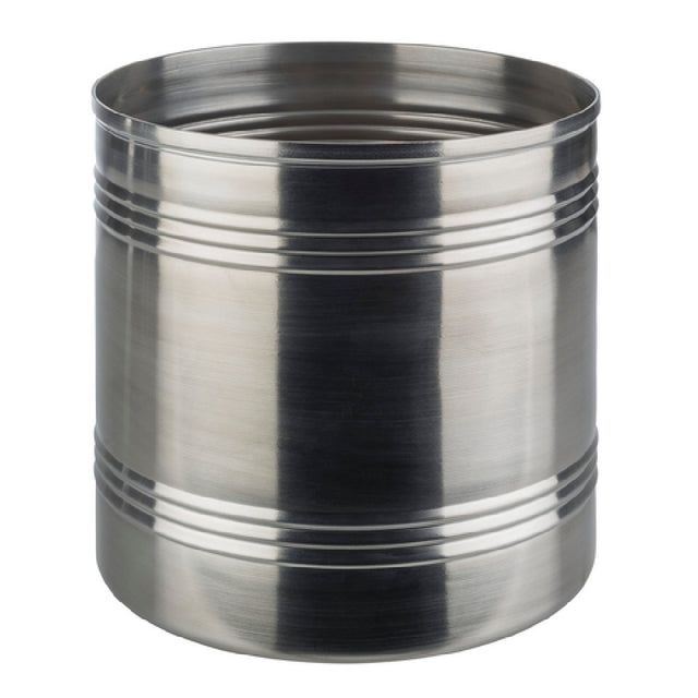 Libbey APS 40658 Snack Can 5 3/8" L X 5 3/8" W X 5 1/2"H Stainless Steel