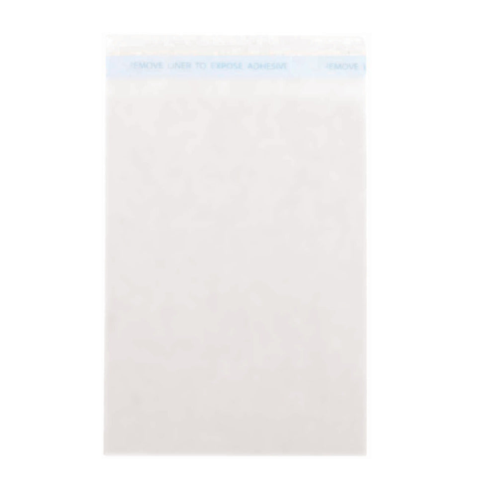 Hubert 52166 - Poly Bag, 5-1/2"L X 8-1/8"H, Clear