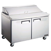 Bison KST60 Komodo Refrigerated Sandwich Prep Two-section Self-contained Refrigeration