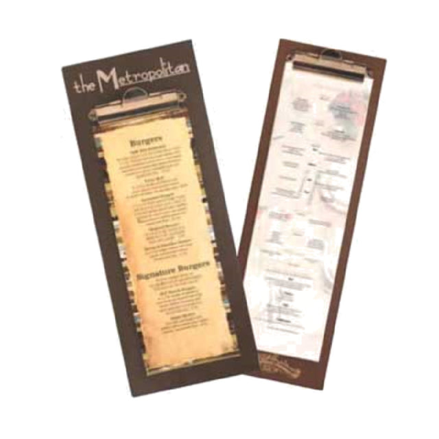 Menu Solutions CLIP-D Menu Holder Clipboard Style Holds 8-1/2" X 14" Insert
