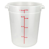Winco PTRC-8 Storage Container 8 Qt. 8.88" X 10" X 10.69"H