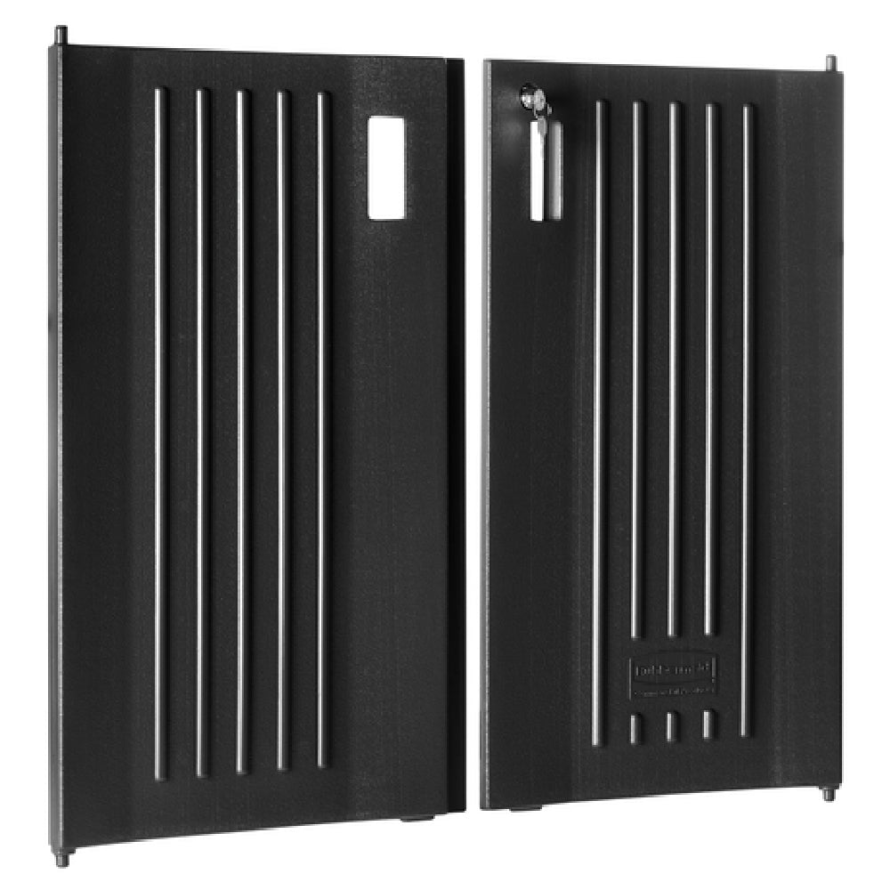 Rubbermaid FG619700BLA Xtra™ Locking Door Kit Black Made In USA