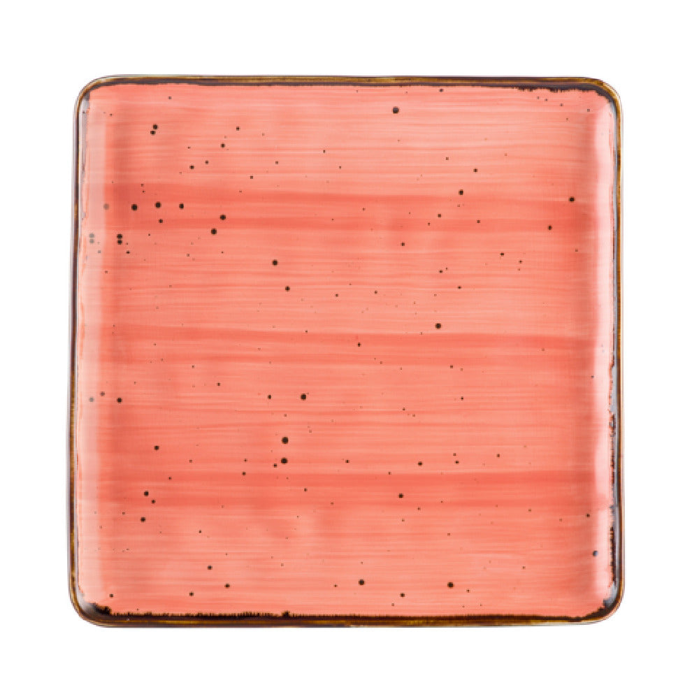 CAC China TUS-SQ16-CRL Tucson Plate 10"L X 10"W X 1/2"H Square