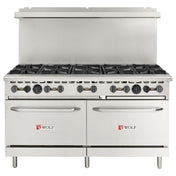 Wolf WX60-10BP-QS-COMMANDER (Quick Ship) WX Series Restaurant Range Propane Gas