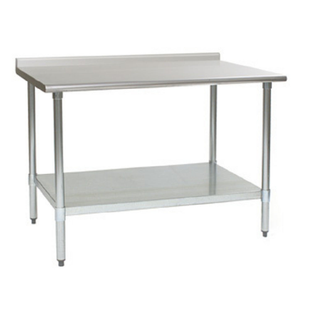 Eagle Group UT3672EB - Deluxe Series Work Table, 72"W X 36"D, 16/300 Series Stainless Steel Top With 1-1/2"H Rear Up-turn