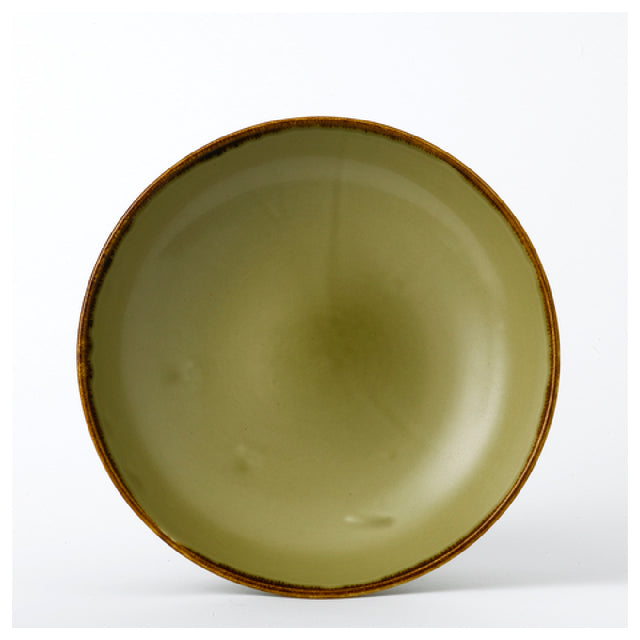 Arc Cardinal HG248 Dudson Harvest Green Coupe Bowl 40.0 Oz (D:9.75'') Vitrified Ceramic