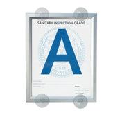 Aarco OTW118 Window Sign Holder 11" X 8-1/2" (4) Suction Cups