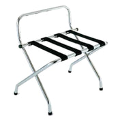 Central Specialties 1055C-BL-1 Luggage Rack 24-1/4"W X 16"D X 26-1/2"H High Back