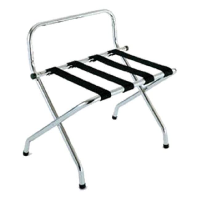 Central Specialties 1055C-BL-1 Luggage Rack 24-1/4"W X 16"D X 26-1/2"H High Back