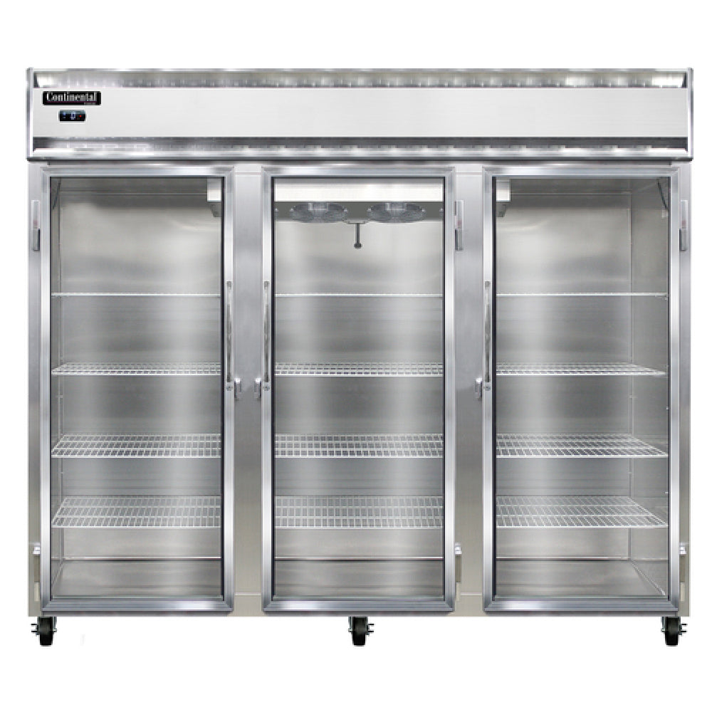 Continental Refrigerator 3FENSSGD Extra-Wide Freezer Reach-in 85-1/2"W