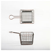 Fortessa DV.8.003.00.403 Copper Style French Fry Basket 4" (10cm) Square