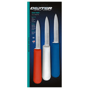 Dexter 15423 Sani-Safe® (S104SC-3RWC) Paring Knife 3-1/4" Scalloped Edge