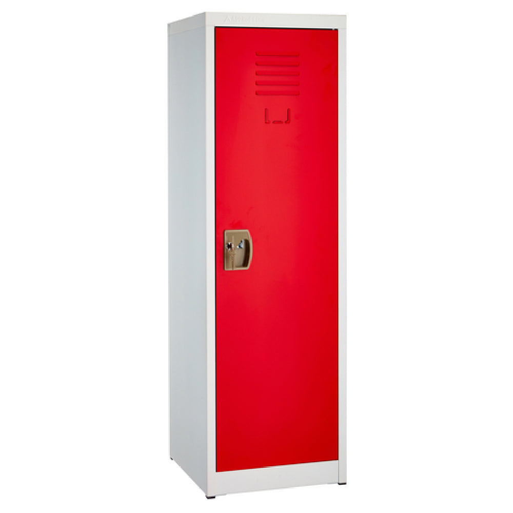 Alpine Industries ADI629-01-RED Locker Single Tier 48" H X 15"W