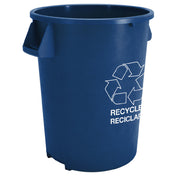 CFS Brands 841032REC14 - Carlisle - Bronco™ Recycle Waste Container, 32 Gallon