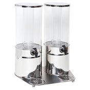Service Ideas 80702710 Ze Pe Beverage Dispenser (2) 4 Liter (135 Oz.) Containers