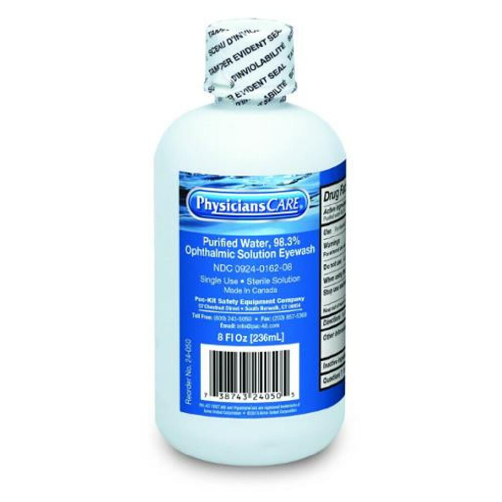 AllPoints 54197 Eye Wash Solution 8oz Screw On Cap