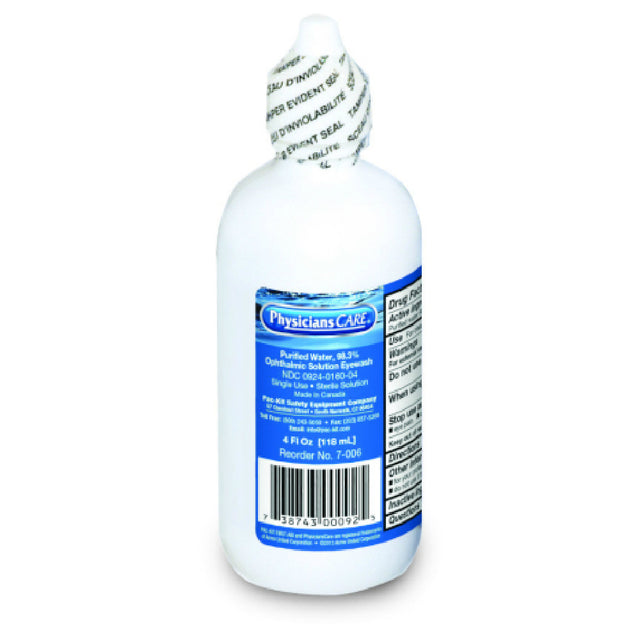AllPoints 54198 Eye Wash 4 Oz Plastic Bo W/flip Lid