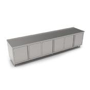 John Boos 4CH4R1.5-24144 Work Table Cabinet Base With (3) Sets Of Hinged Doors
