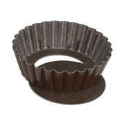 JB Prince M187 200 Tart Mold 8" Dia. Round