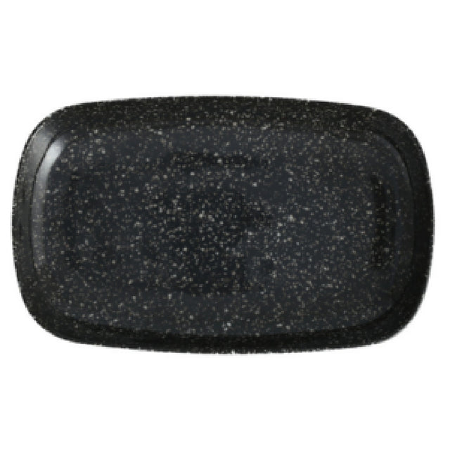 Fortessa DV.MD.BB6011CS Camp Platter 11x7" (27.8x17.2cm) Charcoal