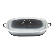Bon Chef 73023-OM-S Country French X Ombre Roasting Pan 5 Qt 15" X 11" X 2 7/8"