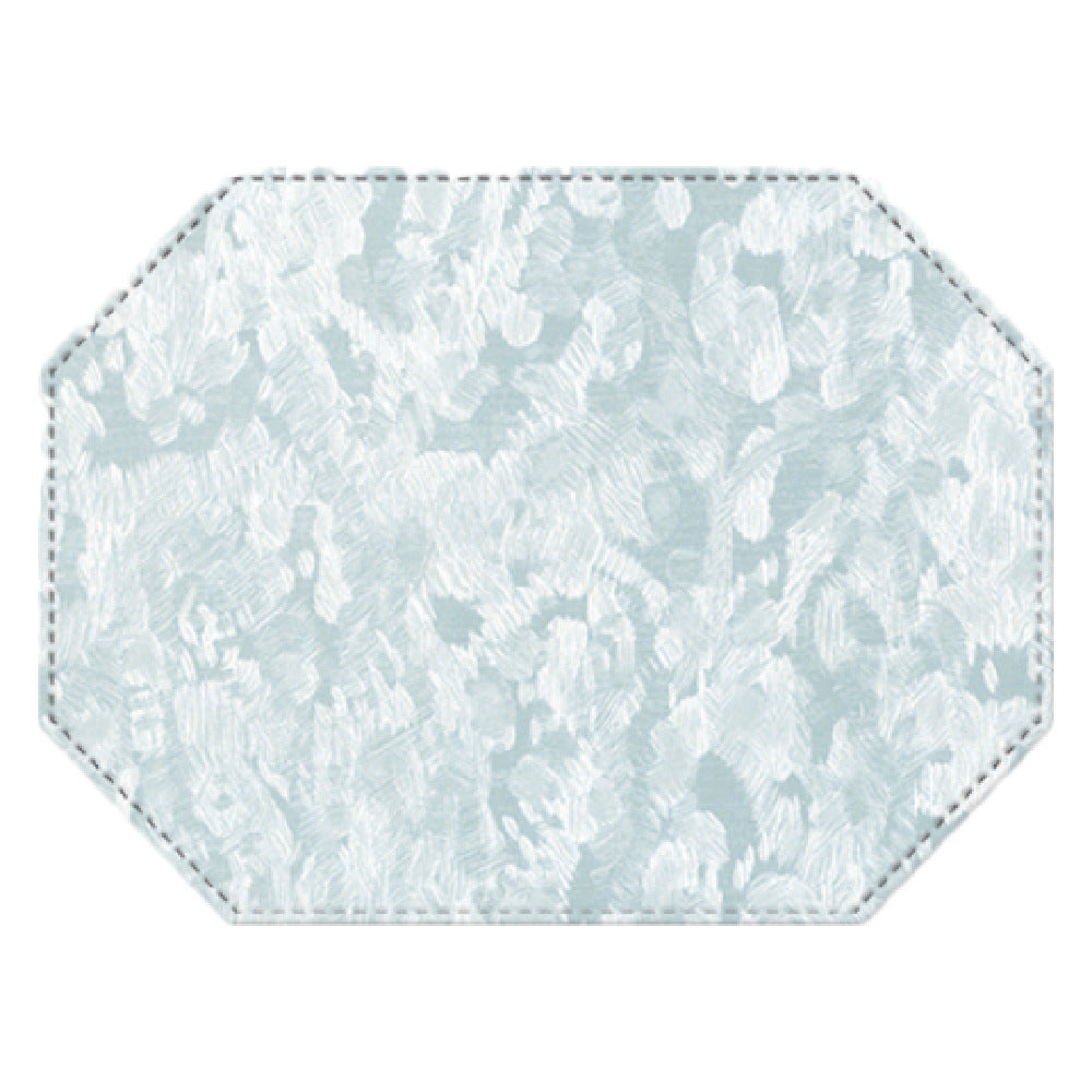 Risch PLACEMATDXOCT-MET Brushed Metallic Premium Placemat 16" X 12" Octagon