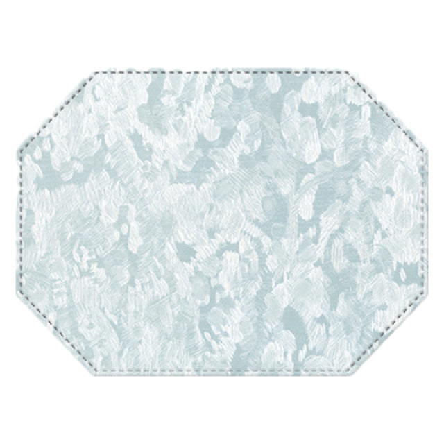 Risch PLACEMATDXOCT-MET 16X12 Brushed Metallic Faux-leather Premium Sewn Placemat (specify Color)