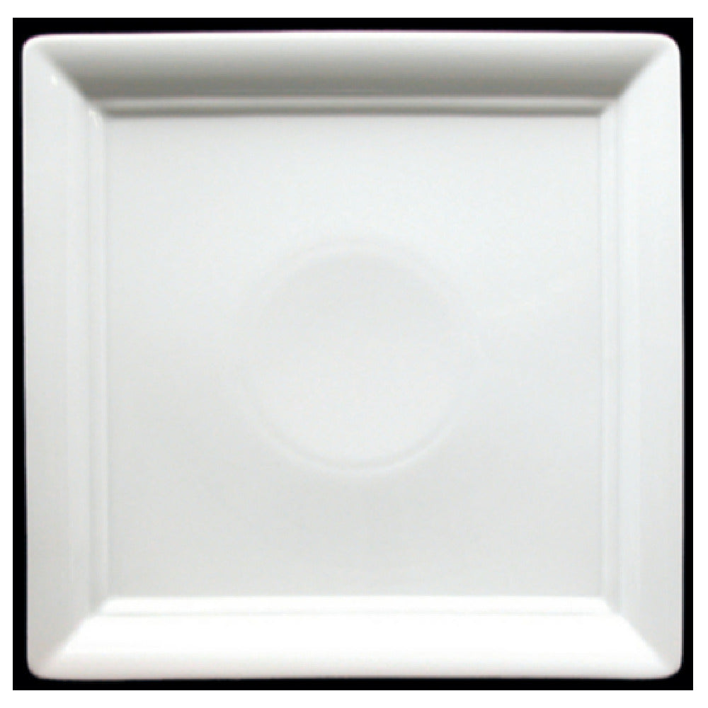 Fortessa 3354712 Accentz Square Plate 9.25" (23.5cm) Dishwasher Safe