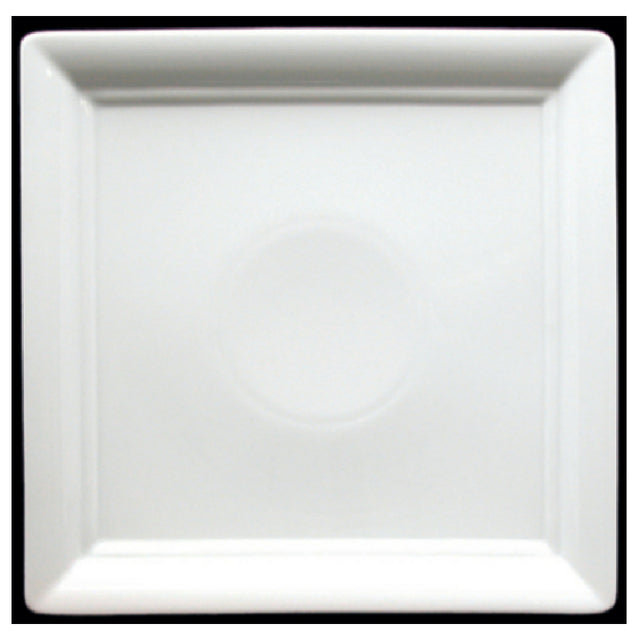 Fortessa 3354712 Accentz Square Plate 9.25" (23.5cm) Dishwasher Safe
