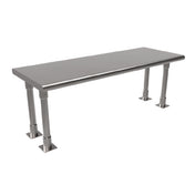 BK Resources BK-OSS-1848BN Single Overshelf Table Mount 48"W X 18"D