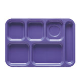 GET Enterprises TR-152-PB School & Cafeteria Tray 14-3/8" X 9-7/8" 6 Compartments