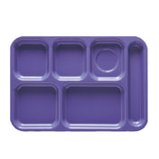 GET Enterprises TR-153-T School & Cafeteria Tray 14-1/4" X 9-3/4" 6 Compartments