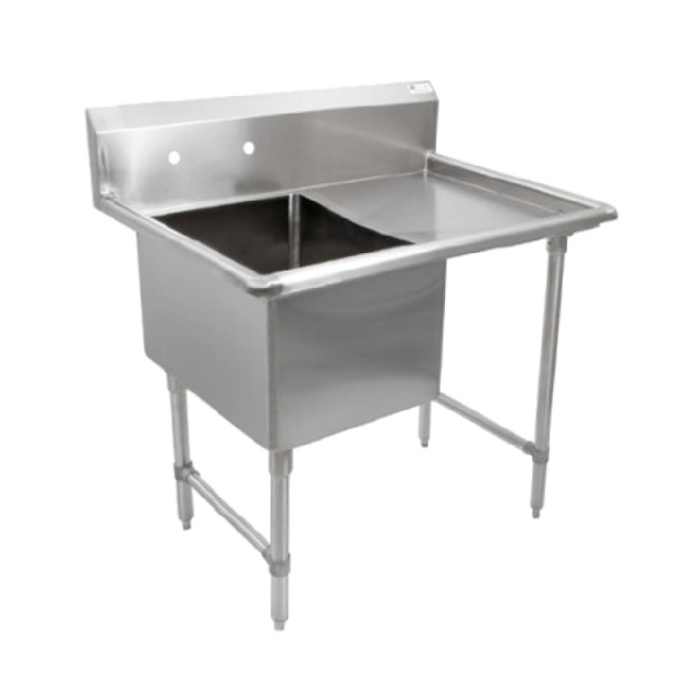 John Boos 1B184-1D18R "B" Series Sink 1-compartment 40"W X 23-1/2"D X 44"H Overall Size