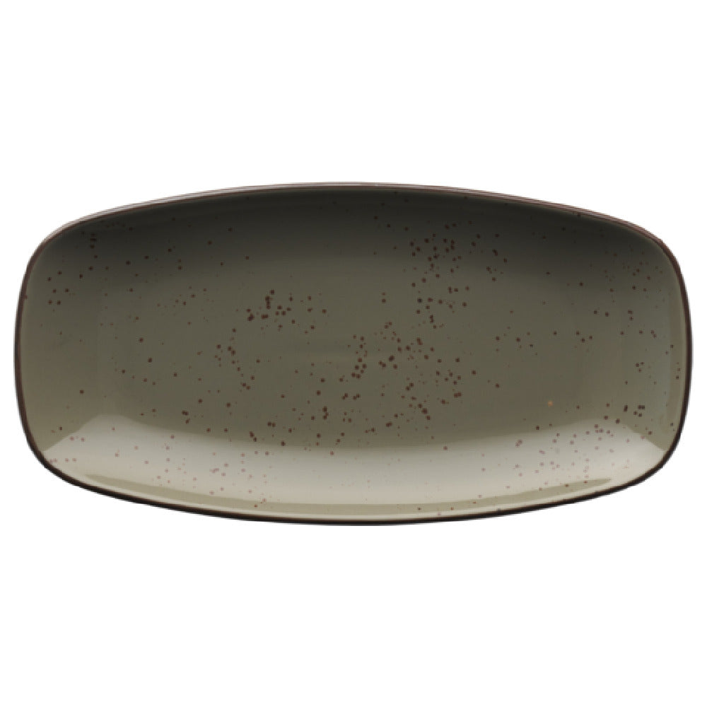 International Tableware SH-13-GS Platter 11-5/8"L X 5-7/8"W Organic Rectangle