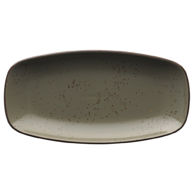 International Tableware SH-13-GS Platter 11-5/8"L X 5-7/8"W Organic Rectangle