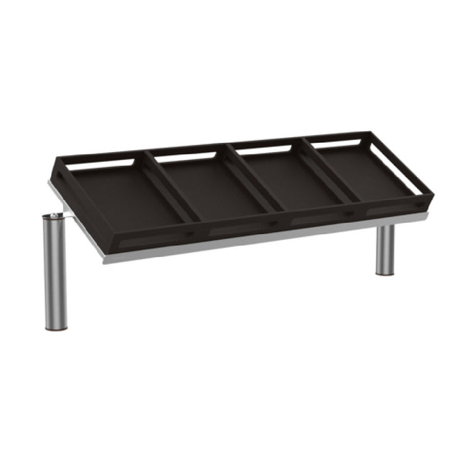 Steelite MGCIAY10DSXX Crate Rack Dark Bamboo Stainless Steel