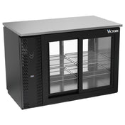 Victory VBBN48HC-GS-PT-B - Pass-Thru Back Bar Refrigerator, Two-section, 48"W X 27-7/8”D X 34"H