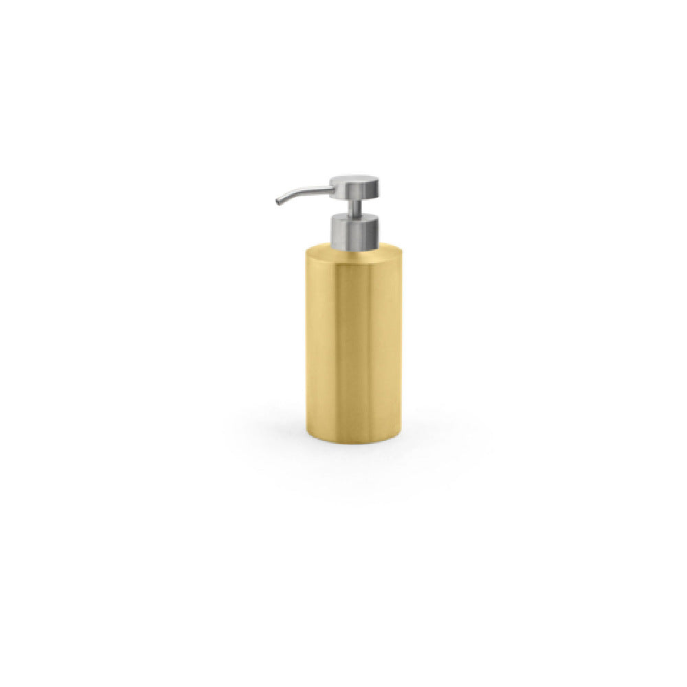 FOH RSP015GOS22 12oz Brushed Stainless Top Matte Brass With Low Profile Brushed Top