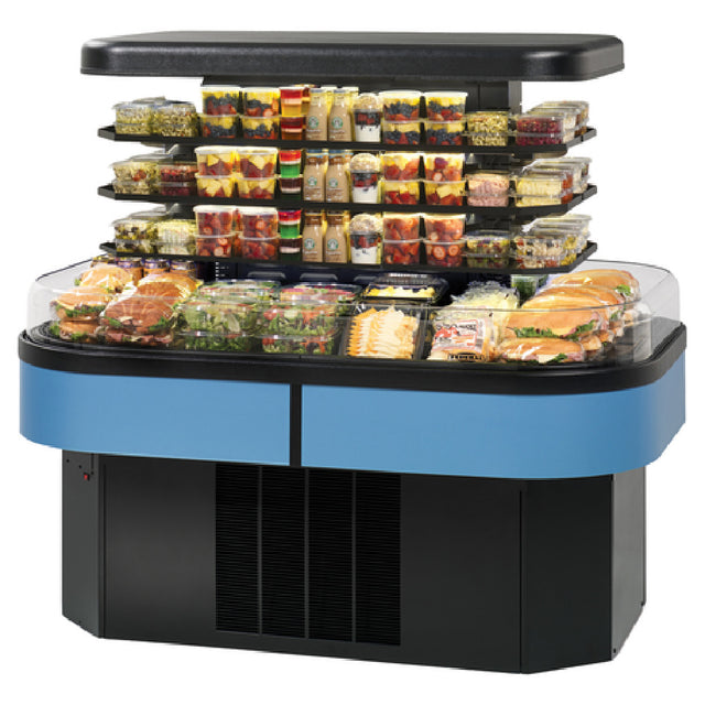 Federal Industries IMSS60SC-3 Specialty Display Island Self-Serve Refrigerated Merchandiser