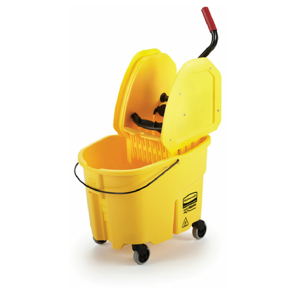 Rubbermaid FG757788YEL WaveBrake® Mopping Combo 35 Qt. Bucket Capacity Reduces Splashing