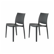 Plantation Prestige Commercial Furniture 2750700-04 Walton Side Chair Stackable All Resin